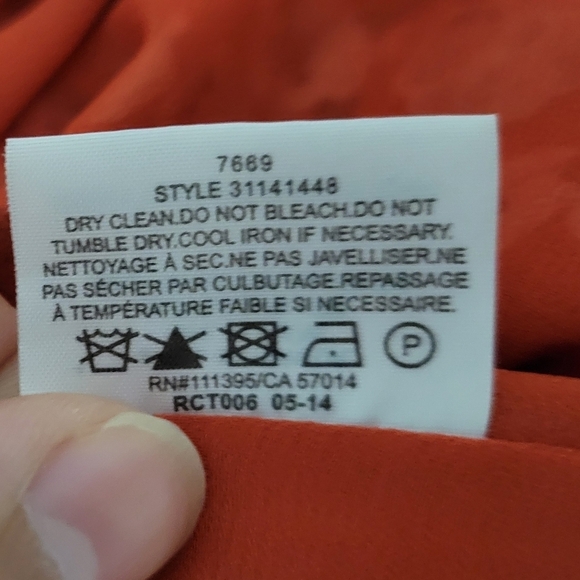 Tory Burch Orange Poppy Floral Print Silk Maximalist Long Sleeve Tunic Dress - Picture 7 of 15